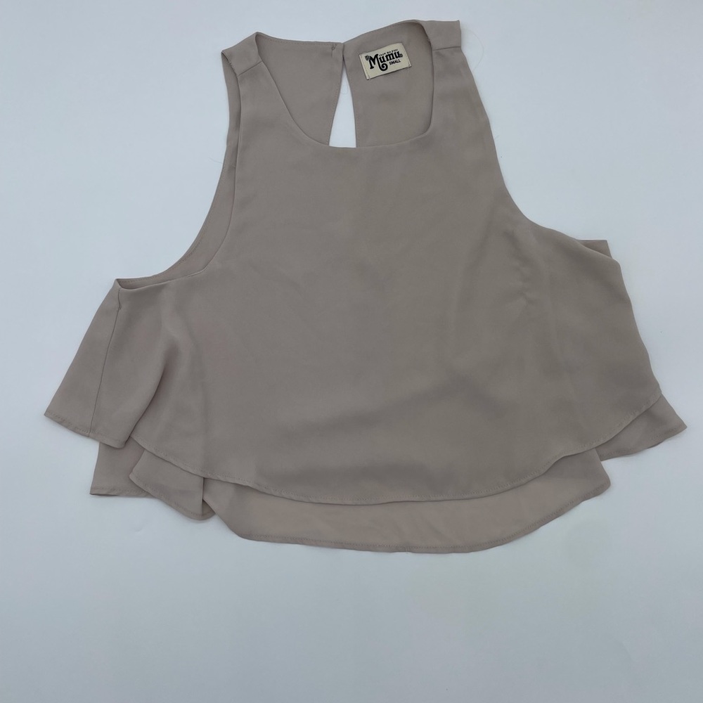 Show me Your Mumu Dusty Pink King Crop top - Picture 4 of 5